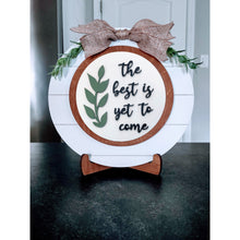 Load image into Gallery viewer, Interchangeable Shiplap Circle Frame with Two (2) Inserts-Starter Set