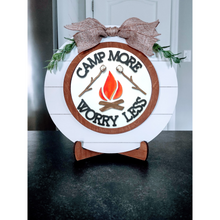 Load image into Gallery viewer, Interchangeable Shiplap Circle Frame with Two (2) Inserts-Starter Set