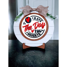 Load image into Gallery viewer, Interchangeable Shiplap Circle Frame with Two (2) Inserts-Starter Set