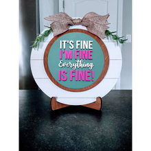 Load image into Gallery viewer, Interchangeable Shiplap Circle Frame with Two (2) Inserts-Starter Set