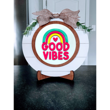 Load image into Gallery viewer, Interchangeable Shiplap Circle Frame with Two (2) Inserts-Starter Set