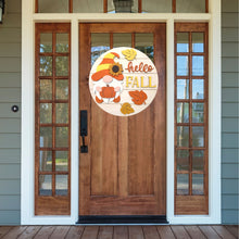 Load image into Gallery viewer, Hello Fall Gnome 3D Layered Wood Sign