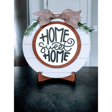 Load image into Gallery viewer, Interchangeable Shiplap Circle Frame with Two (2) Inserts-Starter Set