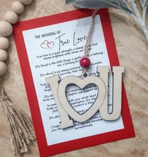 Load image into Gallery viewer, The Meaning of True Love Story Charm-Partnership Ornament