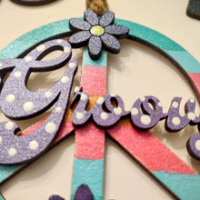 Load image into Gallery viewer, Retro Ornament Set-A Groovy DIY Christmas