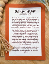 Load image into Gallery viewer, Rooted in Love Tree of Life Story Charm-Family Connection Ornament