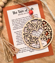 Load image into Gallery viewer, Rooted in Love Tree of Life Story Charm-Family Connection Ornament