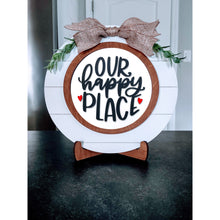 Load image into Gallery viewer, Interchangeable Shiplap Circle Frame with Two (2) Inserts-Starter Set