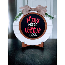 Load image into Gallery viewer, Summer 2025 Interchangeable Shiplap Circle Frame with Two (2) Inserts