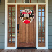 Load image into Gallery viewer, Reindeer Merry Christmas 3D Layered Wood Sign