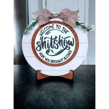 Load image into Gallery viewer, Interchangeable Shiplap Circle Frame with Two (2) Inserts-BMWC Starter Set