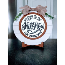 Load image into Gallery viewer, Interchangeable Shiplap Circle Frame with Two (2) Inserts-BMWC Starter Set