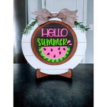 Load image into Gallery viewer, Summer 2025 Interchangeable Shiplap Circle Frame with Two (2) Inserts