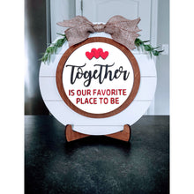 Load image into Gallery viewer, Summer 2025 Interchangeable Shiplap Circle Frame with Two (2) Inserts