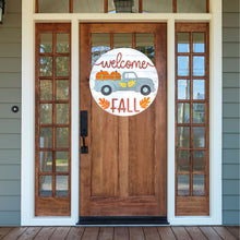 Load image into Gallery viewer, Welcome Fall Vintage Truck 3D Layered Wood Sign