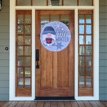 Load image into Gallery viewer, Hello Winter Gnome 3D Layered Wood Sign
