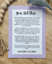 Load image into Gallery viewer, You Are Not Alone Story Charm-Cancer Support Ornament