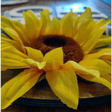 Load image into Gallery viewer, Fall HOME Welcome door hanger -Sunflower door wreath - Front door decor - HOME porch sign - 3D welcome sign