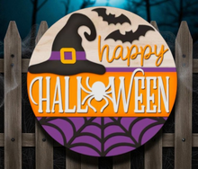 Load image into Gallery viewer, All Things Halloween 3D Layered Wood Sign
