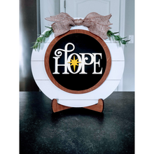 Load image into Gallery viewer, Interchangeable Shiplap Circle Frame with Two (2) Inserts-Fall &amp; Winter Collection
