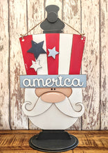 Load image into Gallery viewer, Uncle Sam Patriotic Gnome Summer Sign
