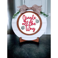 Load image into Gallery viewer, Interchangeable Shiplap Circle Frame with Two (2) Inserts-BMWC Starter Set
