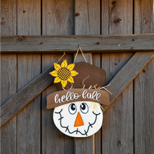 Load image into Gallery viewer, Scarecrow 3D Layered Wood Sign
