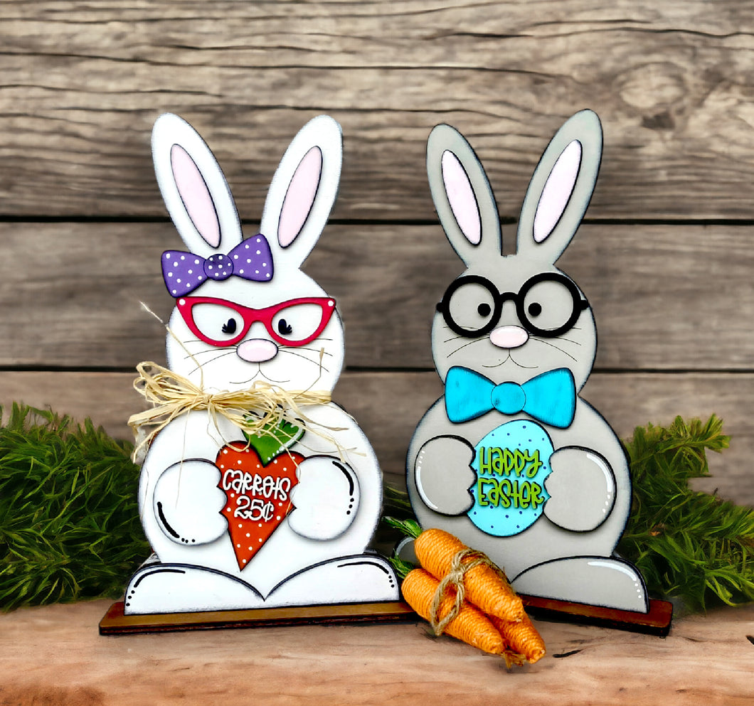 Standing Bunny Couple-BMWC Craft & Sip