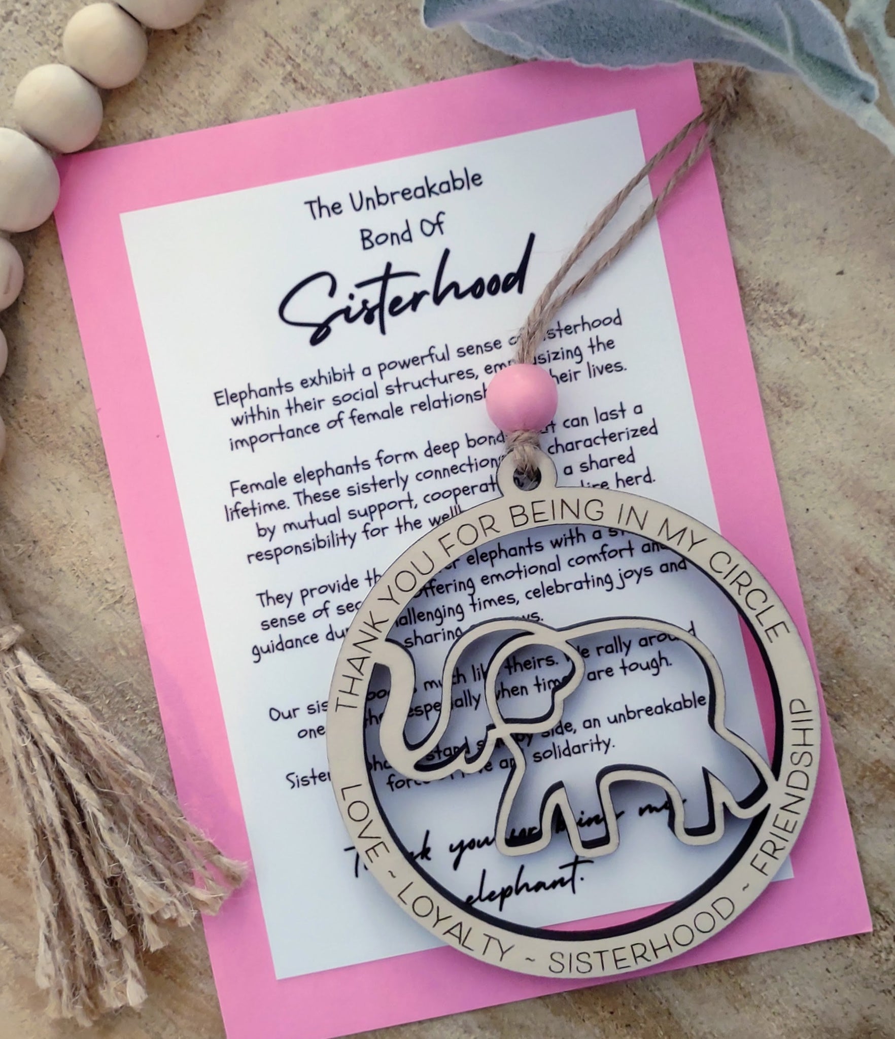 Sisterhood Ornament, Hartvormige Vriend Keepsake Sisterhood Ornament, Hartvormige Vriend Keepsake
